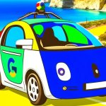 Beauty of Costa Blanca with Google's Futuristic Car