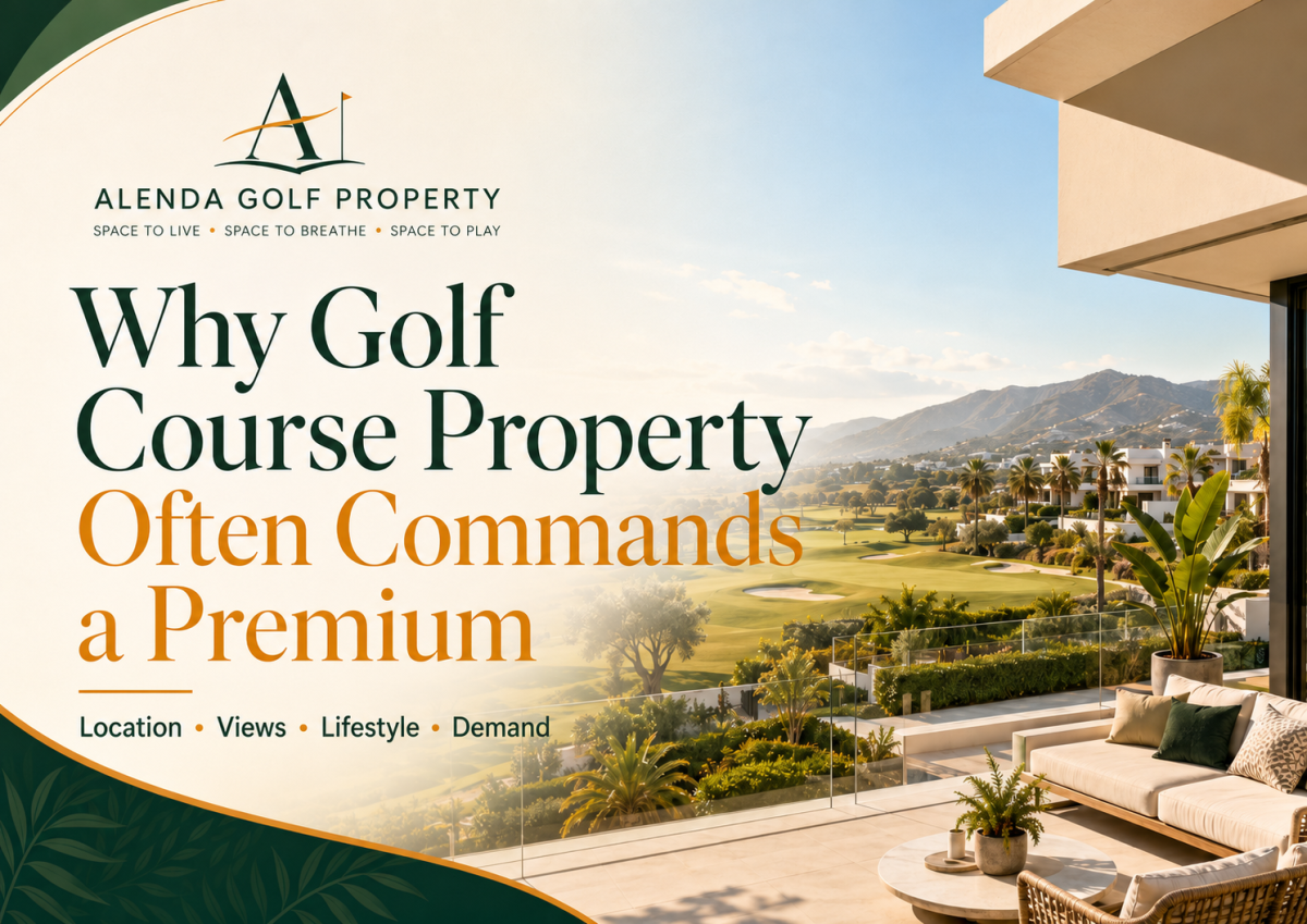 Why Golf Course Property Often Commands a Premium